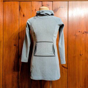 MELANZANA | Micro Grid Dress | "Dusk" (Gray) | Women's SMALL